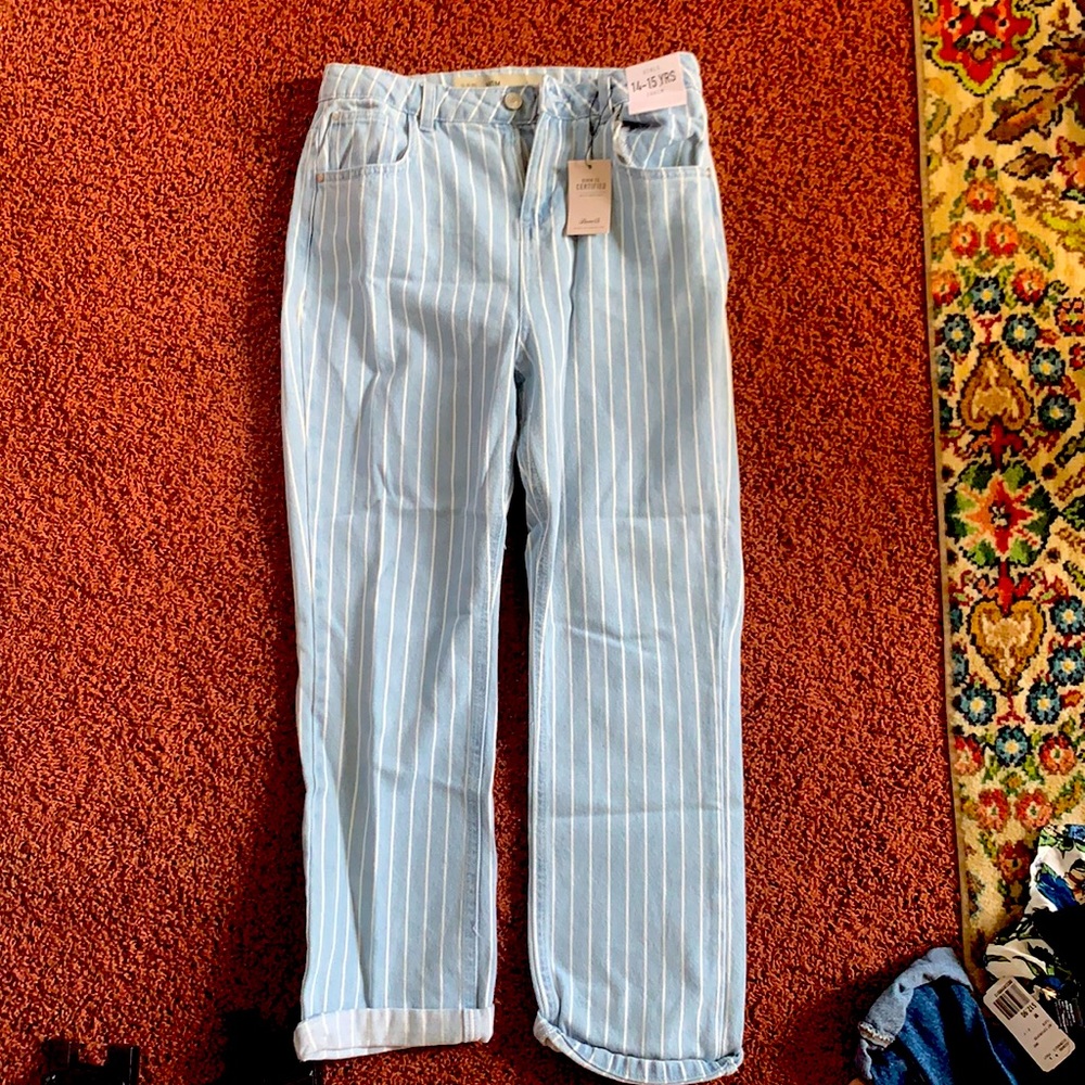 Primark Striped Mom Jeans